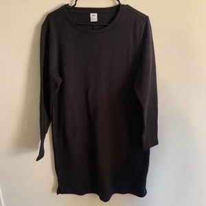 Amazon Essentials Women's Size L Black Sweatshirt Dress